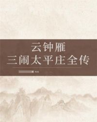 雲鍾雁三閙太平莊全傳 舊書封面